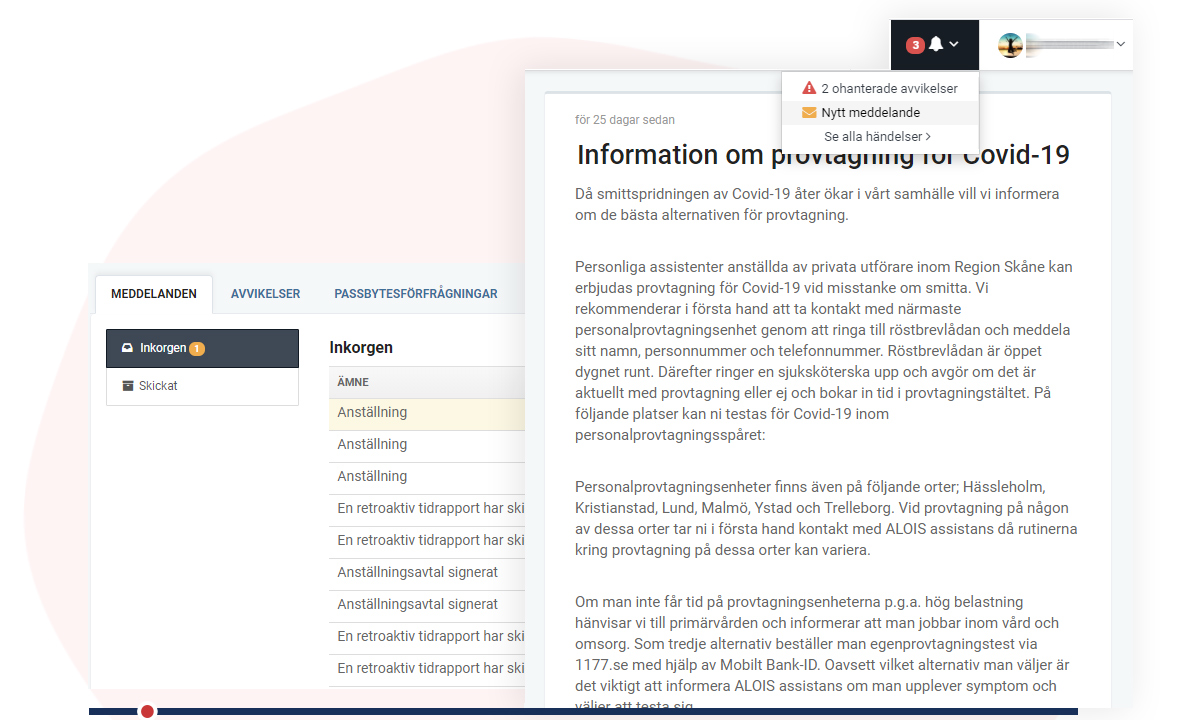 Primass Nyheter Meddelandne